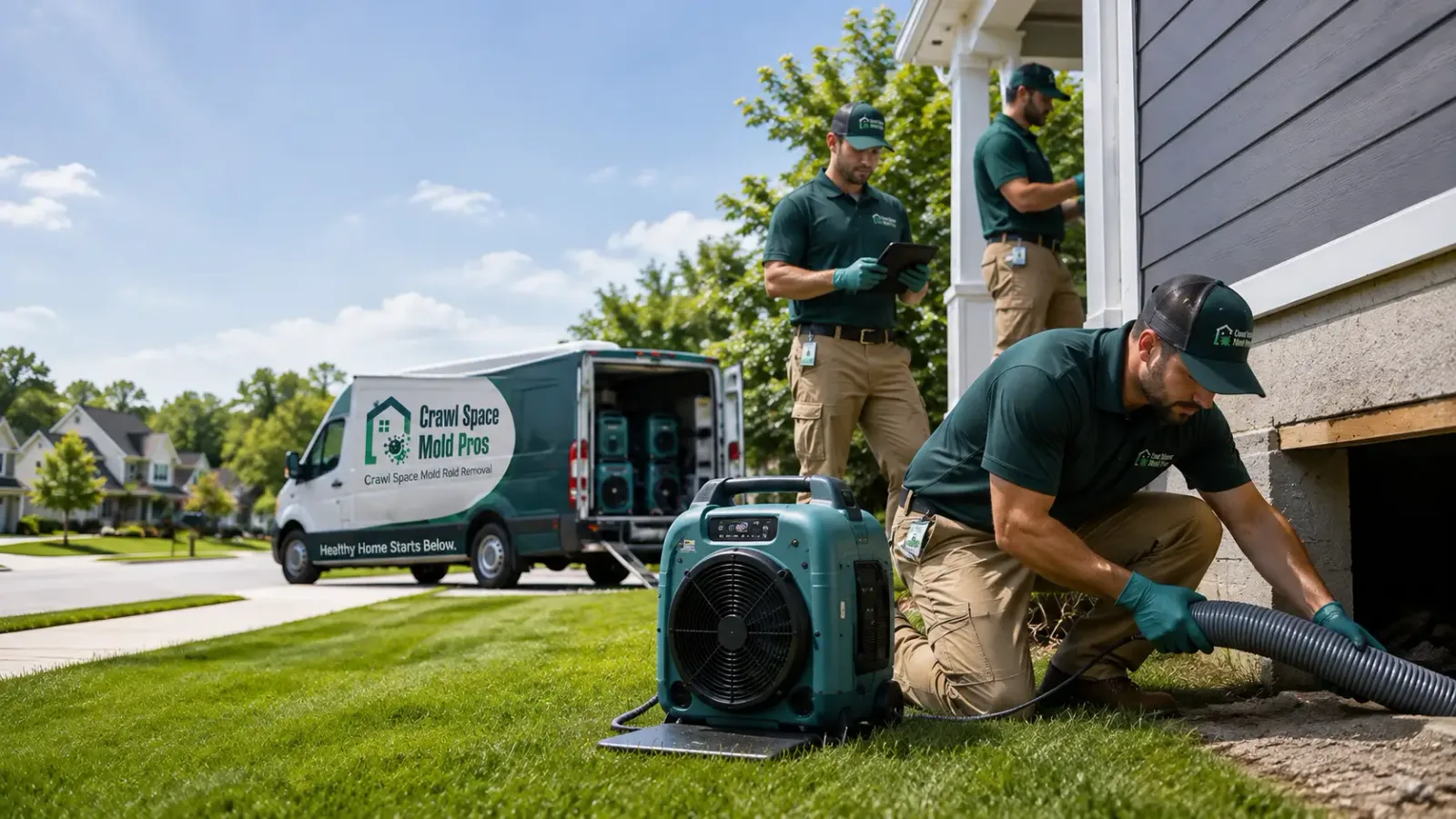 Crawl Space Mold Removal in Nazlini, AZ
